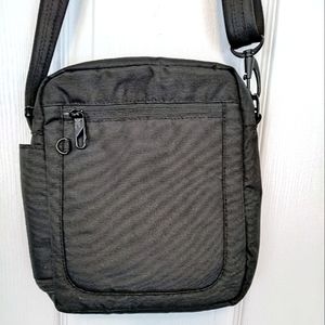 AntiTheft RFID Medium Crossbody Vertical Handbag Black - Made By Design